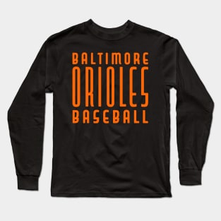 Baltimore ORIOLES Baseball Long Sleeve T-Shirt